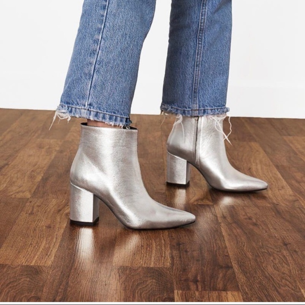 Anine bing silver booties sold out!!